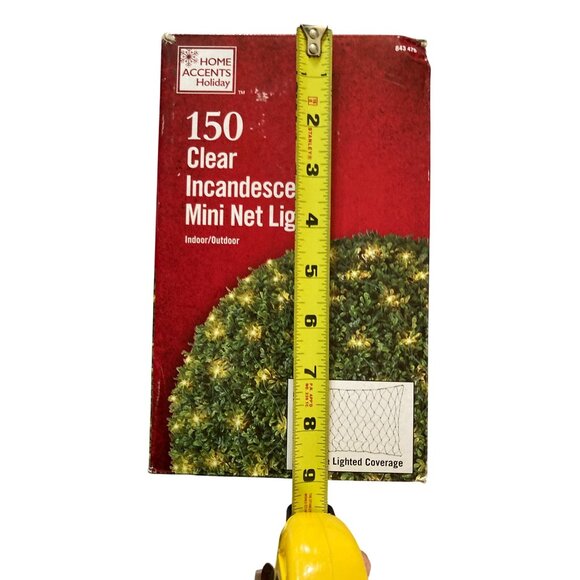Home Accents Holiday Clear Incandescent Mini Net Lights - Picture 6 of 8